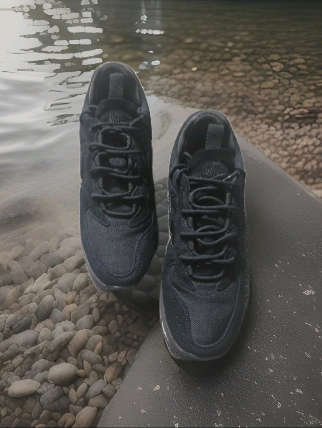 Pre-Loved Nike Air Force 1 Wild Black- Velvet Brown-Cedar Fb2348 Sz 9.5.